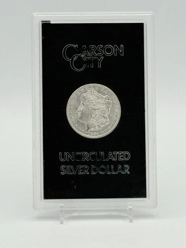 1884-CC Morgan Silver Dollar GSA Holder Carson City Uncirculated BU