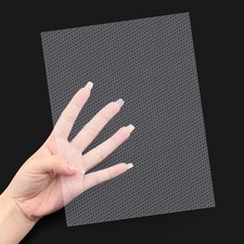 Enhanced Cuttable Rubber Grip Tape, Ultra-Thin Strong 7.9 x 5.9 In, Clear