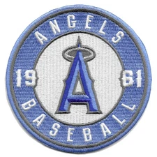 Los Angeles Angels Fathers Day Blue Sleeve Jersey Patch