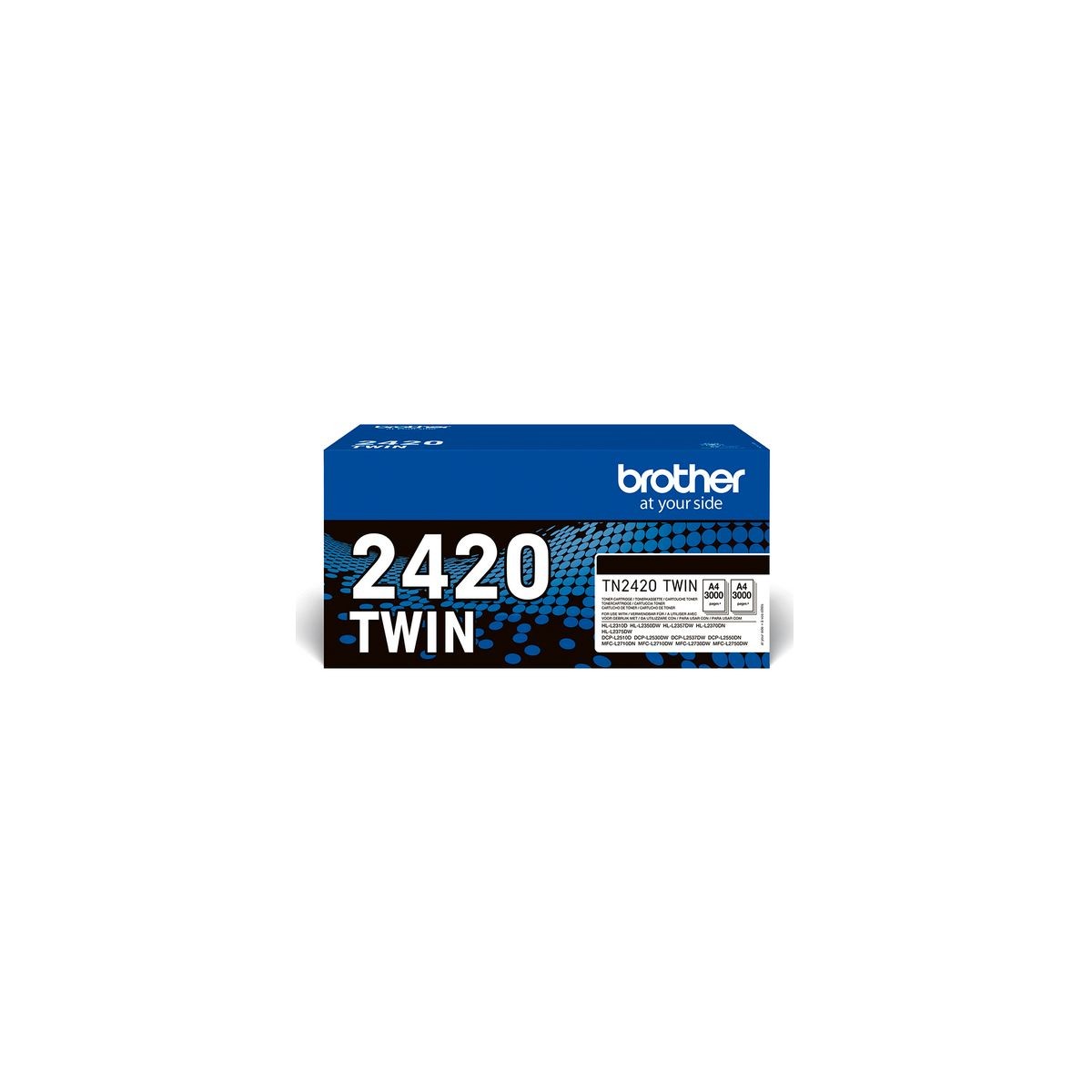 Toner BROTHER TN2420 x2 pack d'impression parfait pour le teletravail a la maison