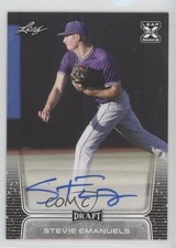 2020 Leaf Draft Auto Stevie Emanuels #BA-SE1 Auto 0o3x