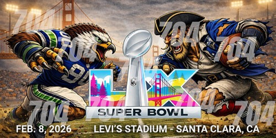 #ad #ad Super Bowl 60 Banner Patriots vs Seahawks Levi’s Stadium Fan Decor $85.00