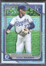 2024 1st Bowman Chrome Mojo Refractor BCP-177 Yandel Ricardo