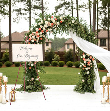 Easel Stand for Wedding Sign & Poster Collapsible Portable Easel Tripod Display