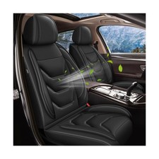 Full Set Seat Covers for Hyundai Sonata 2007-2025 2026: Breathable Leather Ca...