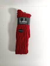 b.ella - Woman's over-the-knee socks - red - Cashmere blend - Made in USA **O3**