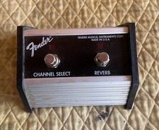 Fender 2-Button Amplifier Channel Select Reverb Guitar Footswitch