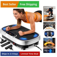 Vibration Plate Exercise Machine for Weight Loss and Lymphatic Drainage - 330...