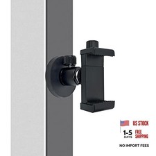 Gym Magnetic Phone Mount Holder, Heavy Duty Magnet Base Cell Phone Clamp,