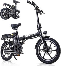 VDL A10 E-Bike Klapprad 16'' Elektrofahrrad 36 V 11,4 Ah 30–50 km Reichweite LCD
