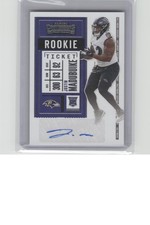 2020 Panini Contenders #246 Justin Madubuike B9R4C157