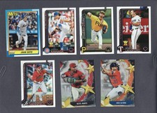 2025 Topps MLB Lot (7) Juan Soto 90B-14 + Altuve/Marte Stars + Merrifield HOLO