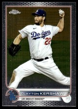 Clayton Kershaw 2022 Topps Chrome #183 Dodgers MLB READ FREE SHIP AutographDen