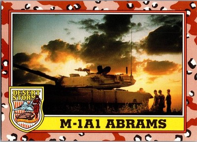 1991 Topps Desert Storm #215 M-1A1 Abrams