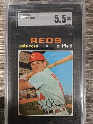 1971 Topps - Pete Rose #100 SGC 5.5