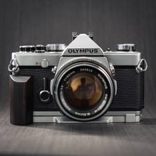 Wood Wooden Handle Grip L Plate For Olympus OM-1 n OM-2 OM-3 Ti Film Camera