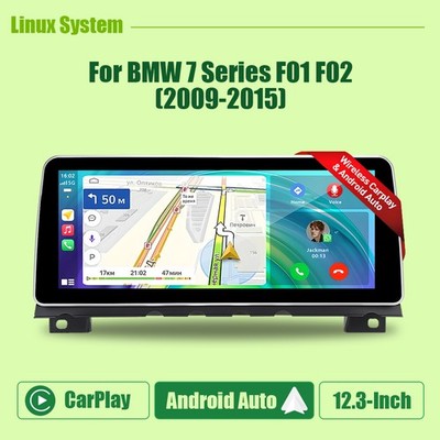 LINUX 12,3 Zoll Für BMW F01 F02 F03 F04 CarPlay Autoradio WLAN BT GPS Navi DSP