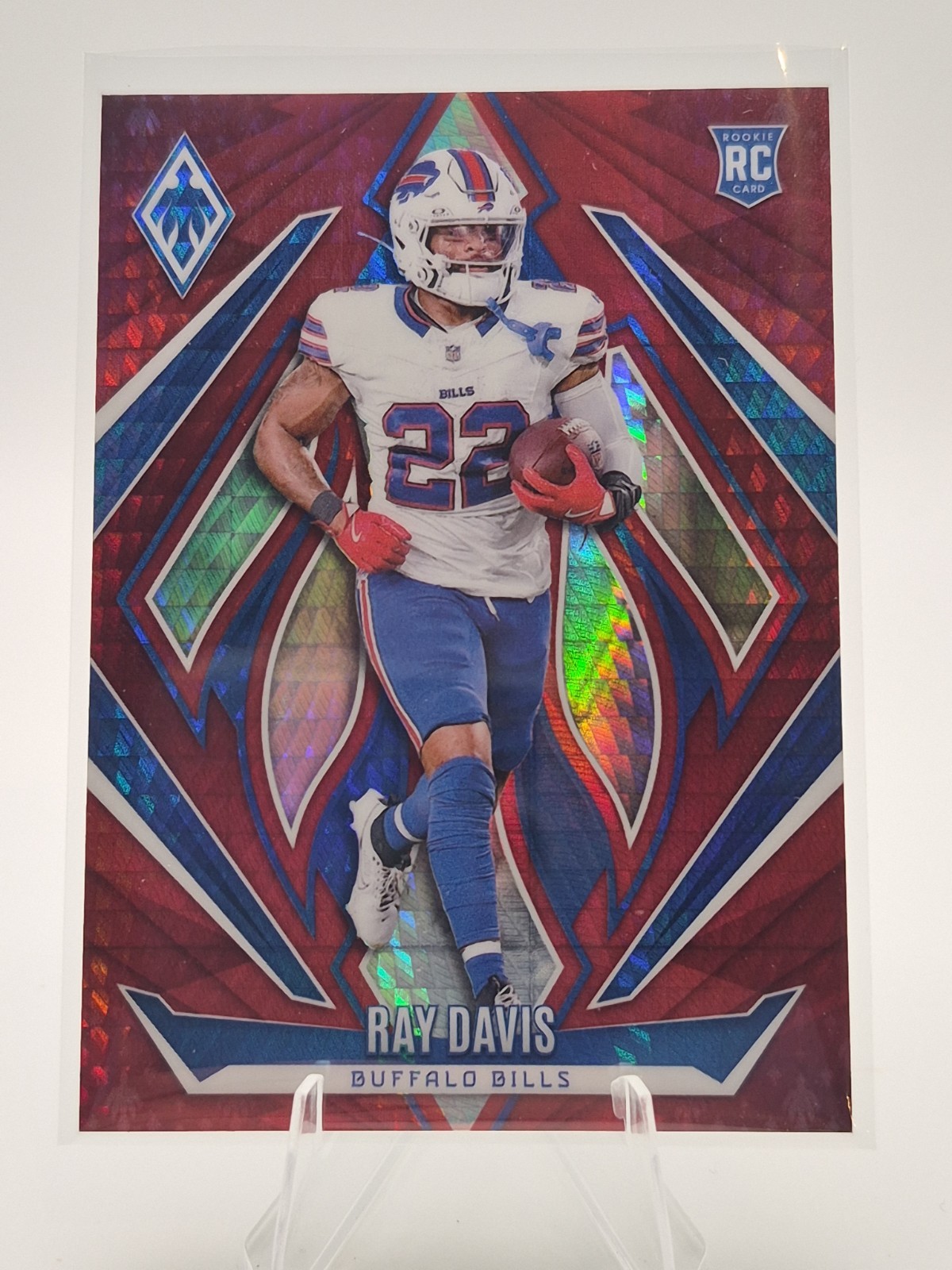 RAY DAVIS 2024 Panini Phoenix Rookies #233 Red Hyper #'/140 (RC)