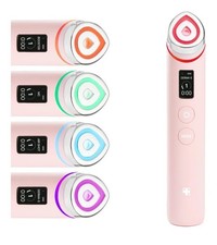 medicube Age-R Booster Pro Pink 6-IN-1 Real Glass Glow Beauty Massager Looki