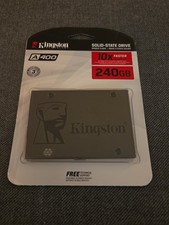 Kingston A400 240GB 2.5" SATA III Internal SSD (SA400S37/240G) - Sealed