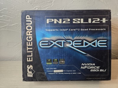 NEW ECS Elitegroup PN2 SLI+ Motherboard ''SEE PHOTOS/DESCRIPTION''