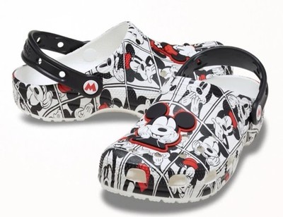 Crocs Men and Women's Mickey and Minnie Classic Clog Multi 211483-90H  M5/W7