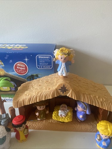 Fisher-Price Little People Deluxe Christmas Story Nativity Set Music/Lights 16pc - Picture 3 of 14