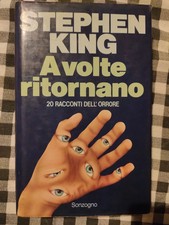 Lotto 2 libri Stephen KIng A volte ritornano Ossessione prima edizione Sonzogno
