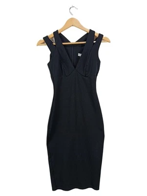 City Goddess Robe Cocktail Femme Noir Élégante Fête (EU 36, INT S) - Photo 1/4