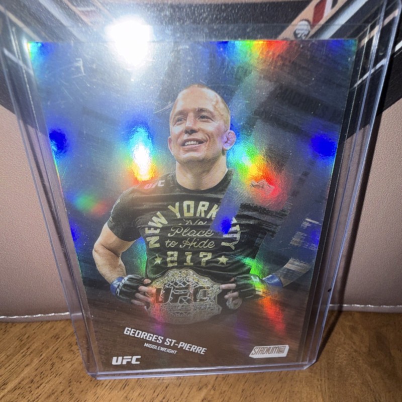 Topps Stadium Club UFC Hype Machines Georges St-Pierre HM-12 Insert Card 2025