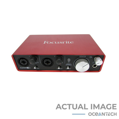 Focusrite Scarlett 2i4 USB Line-In Gen2 Stereo Digital Audio Recording Interface