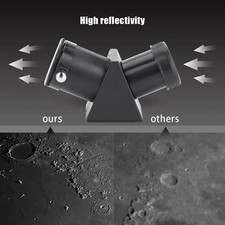 0.96" 24.3mm Refracting Telescope Erecting Prism Eyepiece Diagonal Mirror 45