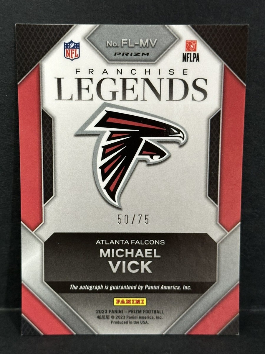 2023 Panini Prizm NFL Franchise Legend Michael Vick Auto Green