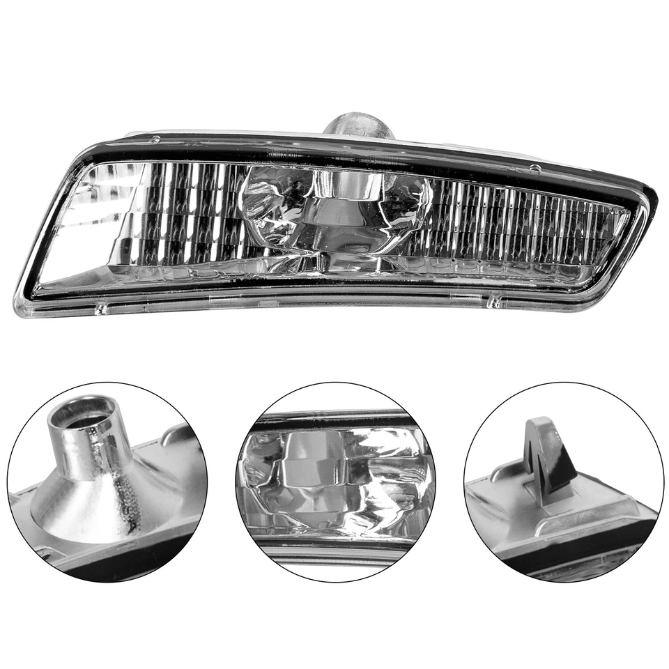 Parachoques delantero transparente para 08-09 Pontiac G8 GT GXP marcadores laterales carcasas de luz diestro derecho Foto 3 de 4