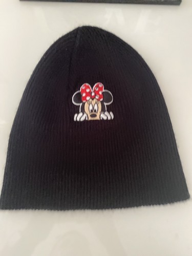 Minnie Mouse Hat Knit Beanie Disney Collection by Neff Black One Size Very Good - Picture 19 of 24