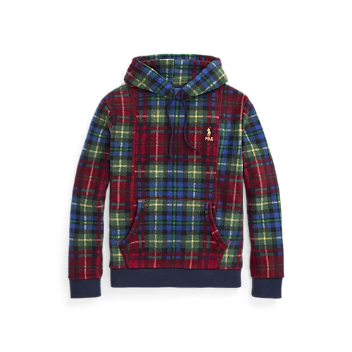 Polo Ralph Lauren Para hombres Talla L Sudadera con Capucha de Vellón a Cuadros Precio de venta sugerido por el fabricante $248 - Imagen 3 de 4