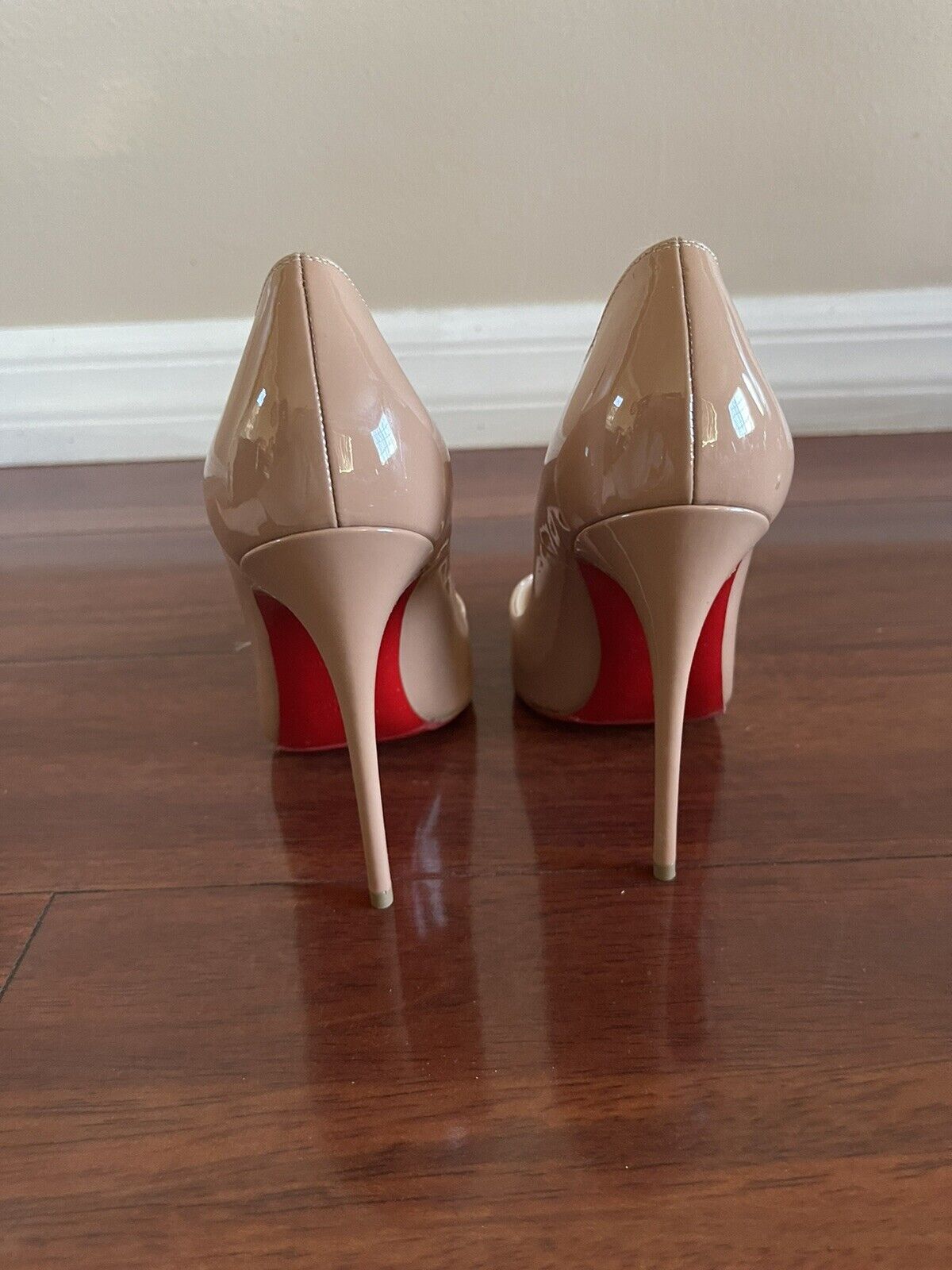 Christian Louboutin Heels So Kate Nappa Shiny Black Size 35