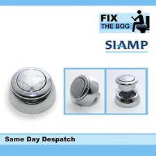 SIAMP Storm 33a Replacement  Chrome Plated Single Flush Button B&Q Homebase