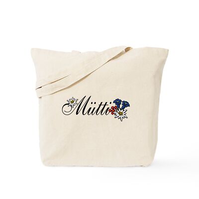 CafePress Dear Mutti Natural Canvas Tote Bag, Cloth Shopping Bag (56564636)