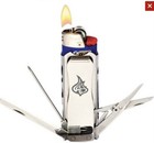 LighterBro Lighter Case with 7 in 1 Multi Tool - Silver - With Lanyard NEW — photo 2