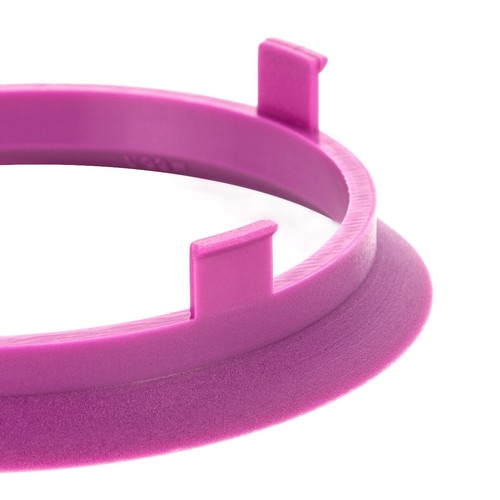 4x Centering Ring Magenta Alloy Ø 65,1 - Ø 70,1 MM for Audi A1 A2 A3 A5 A7 A8 - Picture 5 of 7