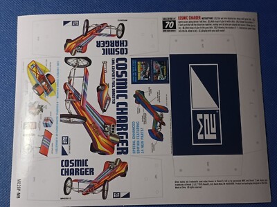   Collectible Mini Box Cosmic Charger 1:25 Scl 1000s Model Car Parts 4 Sale MPC