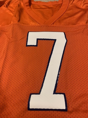 Rare Authentic John Elway Vintage Russell Athletic Broncos Jersey Size 46 Orange - Picture 6 of 6