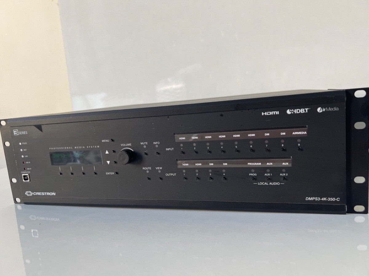 CRESTRON DMPS3-4K-350-C 3-Series® 4K DigitalMedia CRESTRON DMPS3-4K-350-C 3-Series® 4K DigitalMedia