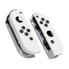 Contoller Left Right Shell Cover Buttons Set White for Nintendo Switch Joy-con
