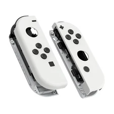 Contoller Left Right Shell Cover Buttons Set White for Nintendo Switch Joy-con