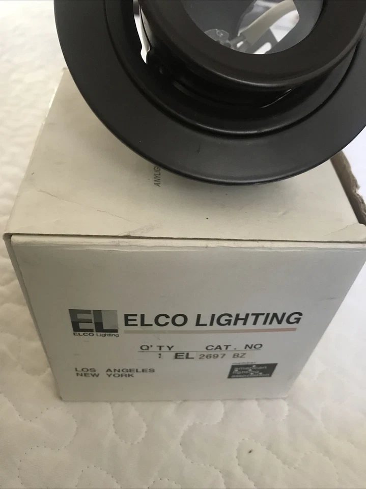 Punto ajustable Elco Lighting EL2697 BZ 4 pulgadas - NUEVO bronce bajo voltaje Foto 3 de 4