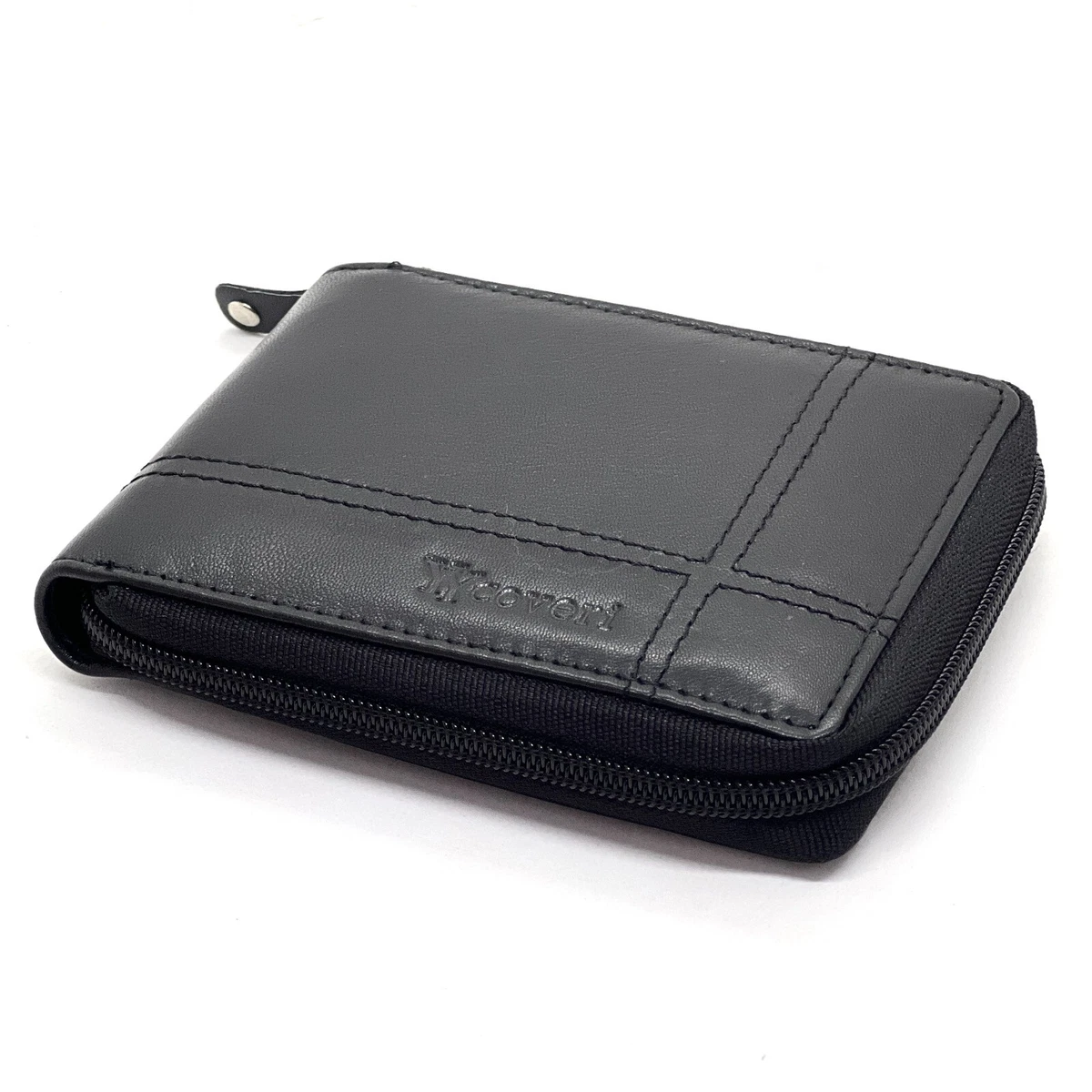 Borsello Uomo Versace Portafoglio Uomo Bifold In Pelle Con Porta Carte Staccabile - Stile Cowboy, Sottile E Organizzato Portafoglio Bifold Con Porta Carte Staccabile - Foto 8