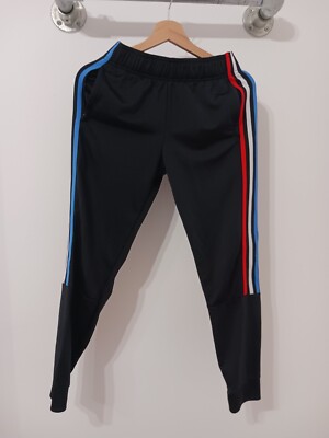 Adidas Prime Jogginghose Blau Jugend Large. Nadelstreifen rot weiß und blau 12 Jahre