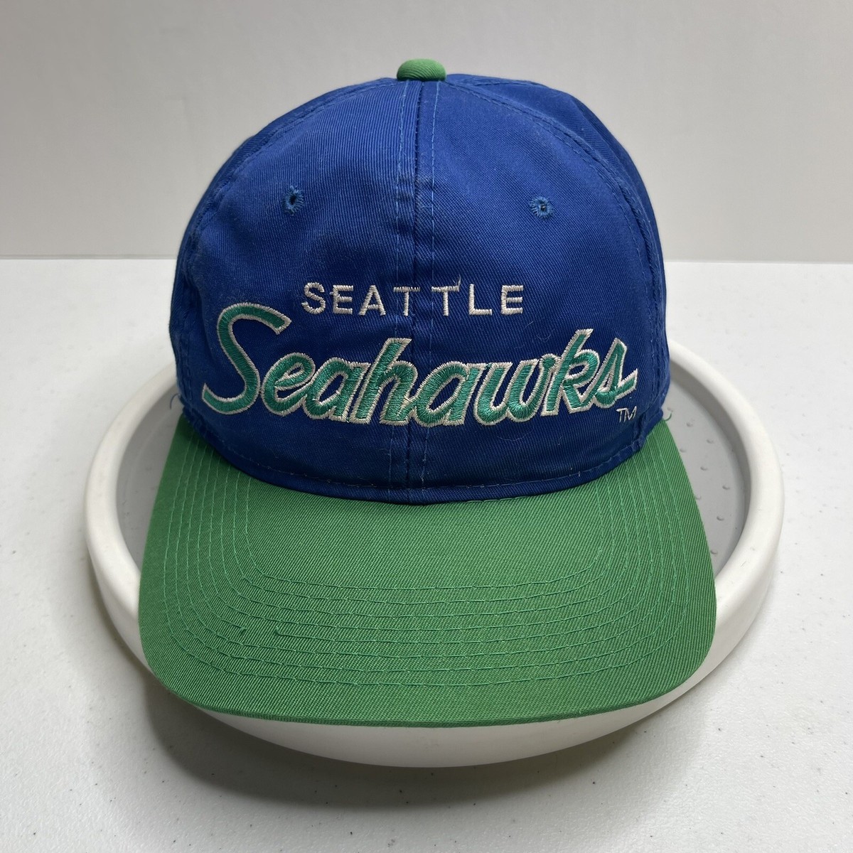 Vintage Seattle Seahawks Hat Sports Specialties Snap Back Script